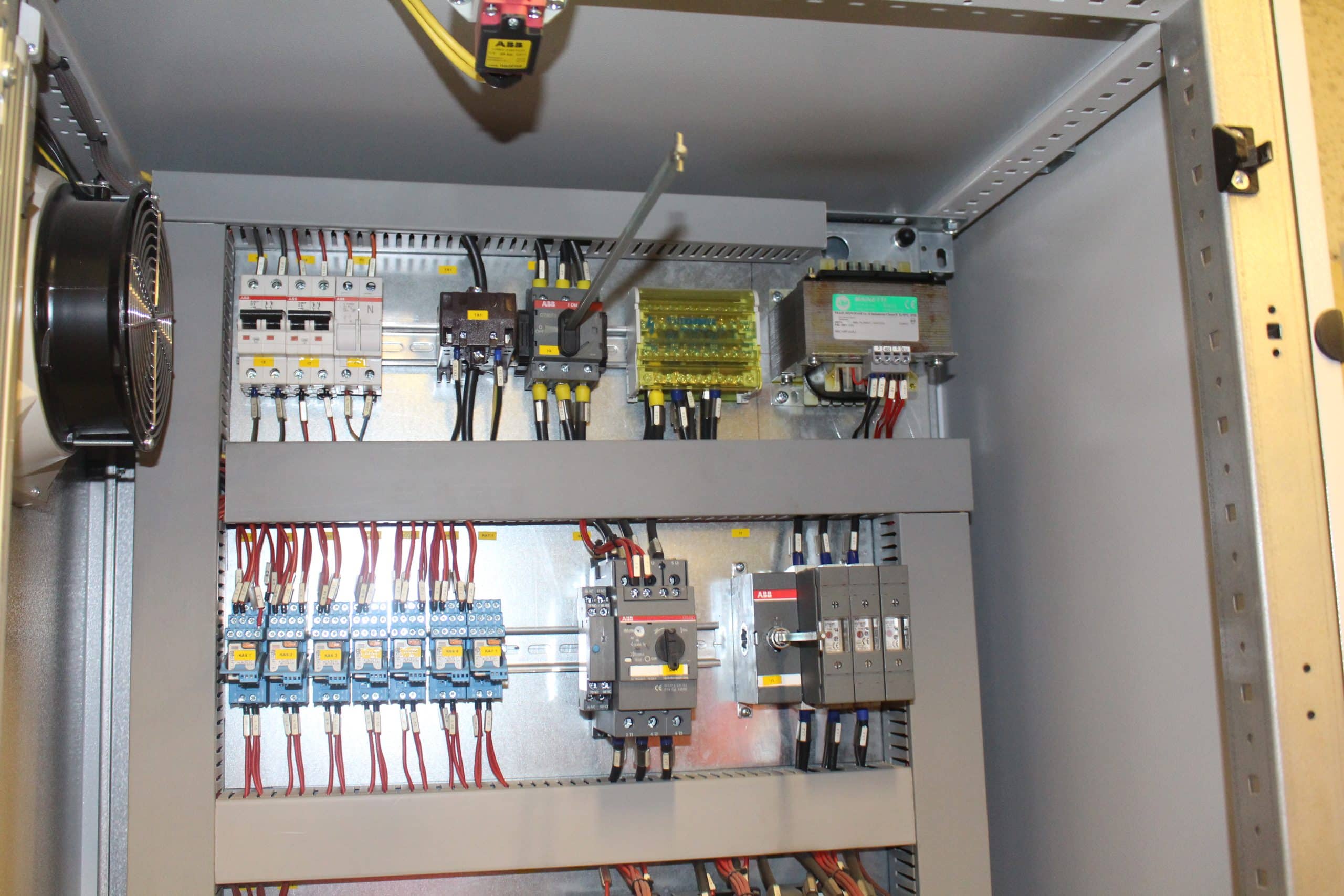 Industrial control panels and the door Interlock